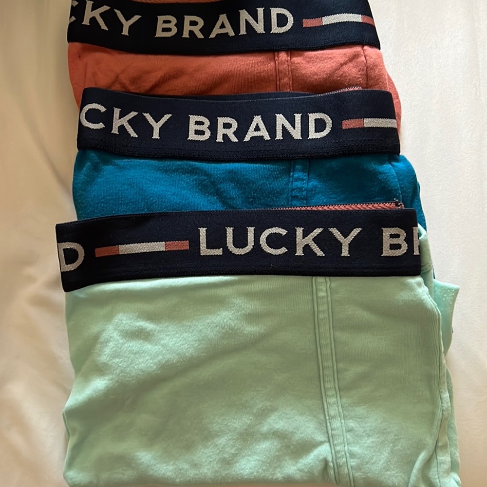 Bundle 3 pairs Lucky Brand Underwear boxer briefs